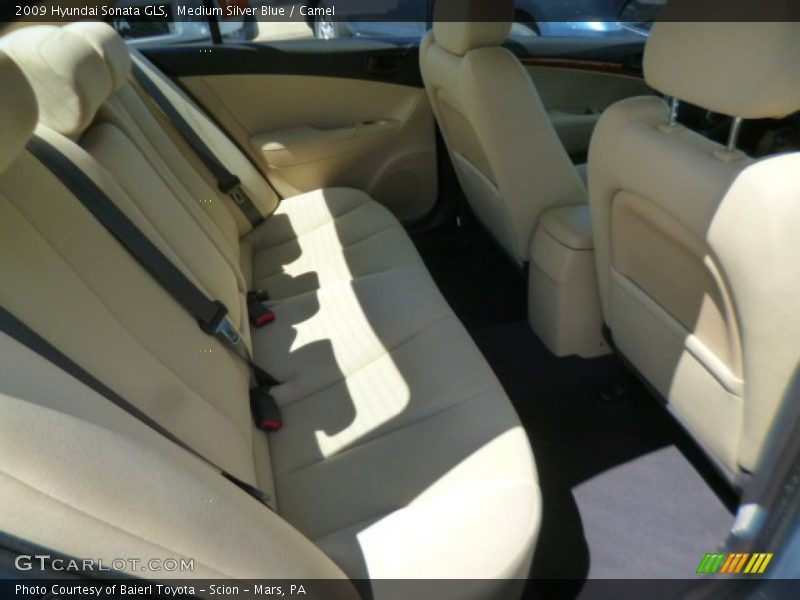 Medium Silver Blue / Camel 2009 Hyundai Sonata GLS