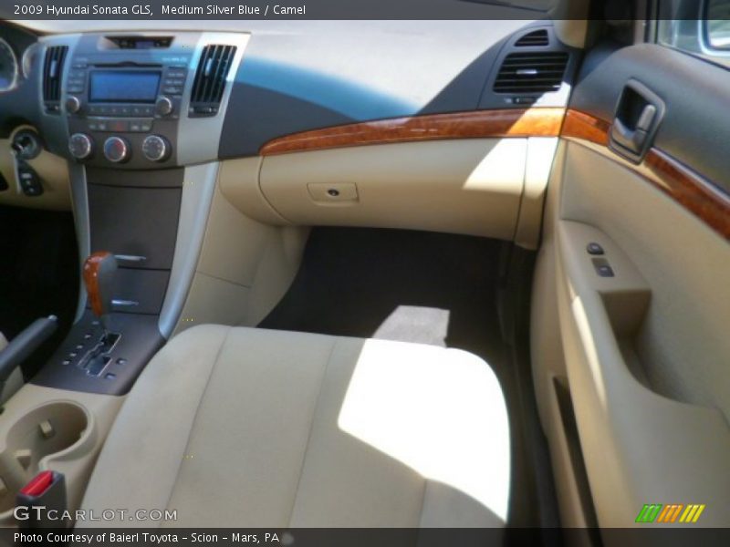 Medium Silver Blue / Camel 2009 Hyundai Sonata GLS