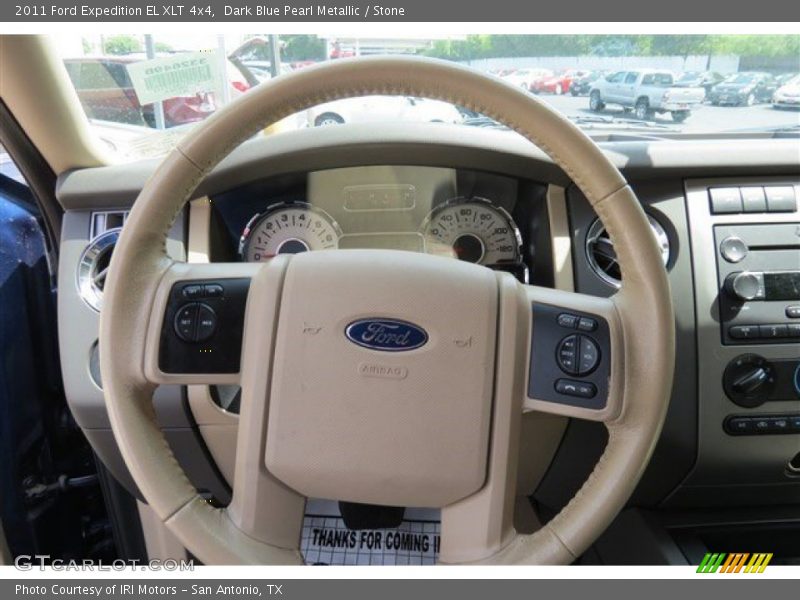 Dark Blue Pearl Metallic / Stone 2011 Ford Expedition EL XLT 4x4