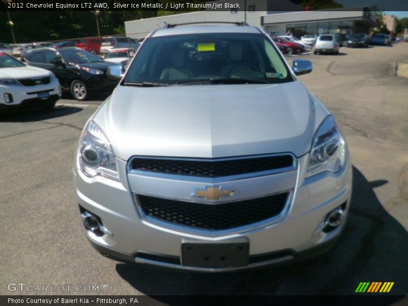 Silver Ice Metallic / Light Titanium/Jet Black 2012 Chevrolet Equinox LTZ AWD