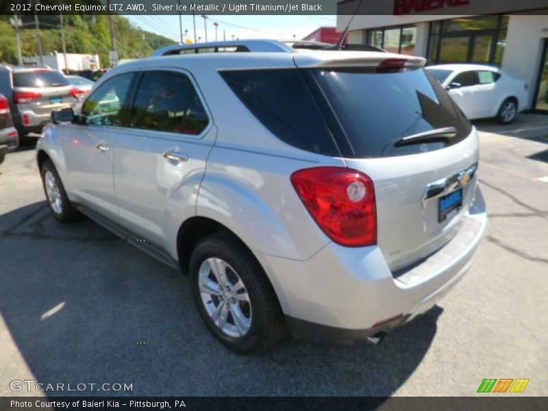 Silver Ice Metallic / Light Titanium/Jet Black 2012 Chevrolet Equinox LTZ AWD