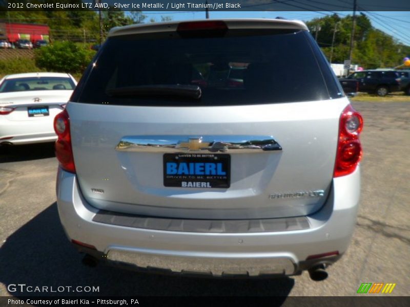 Silver Ice Metallic / Light Titanium/Jet Black 2012 Chevrolet Equinox LTZ AWD