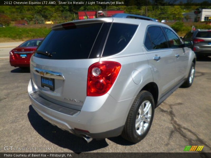 Silver Ice Metallic / Light Titanium/Jet Black 2012 Chevrolet Equinox LTZ AWD