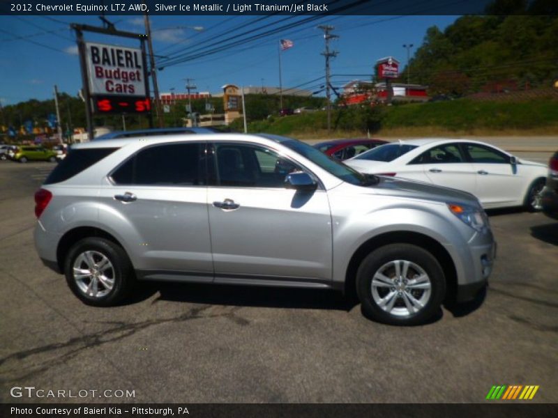 Silver Ice Metallic / Light Titanium/Jet Black 2012 Chevrolet Equinox LTZ AWD