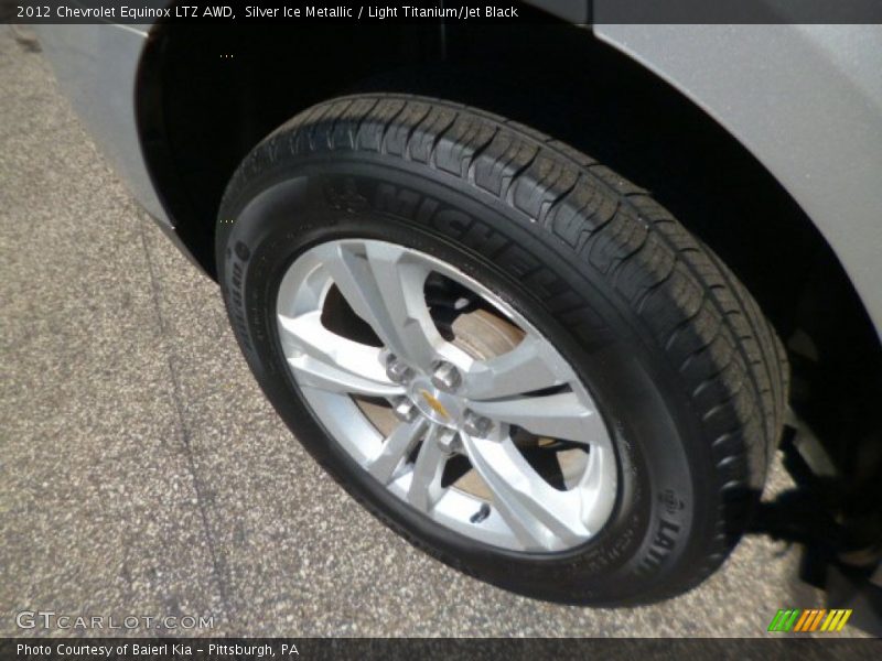 Silver Ice Metallic / Light Titanium/Jet Black 2012 Chevrolet Equinox LTZ AWD