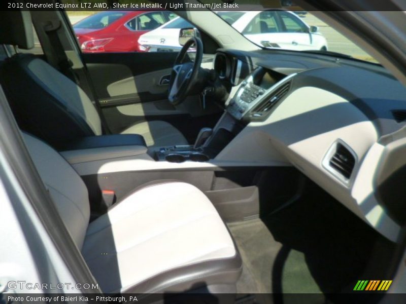 Silver Ice Metallic / Light Titanium/Jet Black 2012 Chevrolet Equinox LTZ AWD