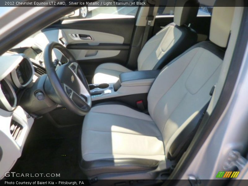 Silver Ice Metallic / Light Titanium/Jet Black 2012 Chevrolet Equinox LTZ AWD