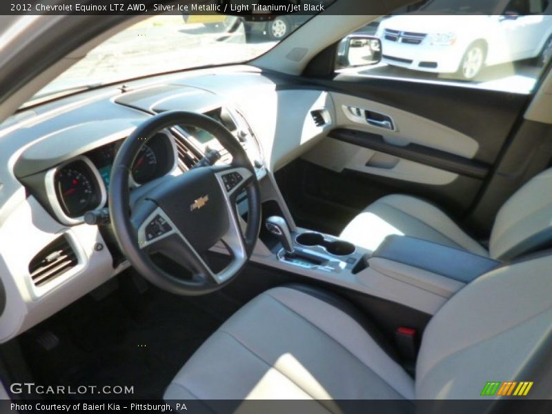 Silver Ice Metallic / Light Titanium/Jet Black 2012 Chevrolet Equinox LTZ AWD