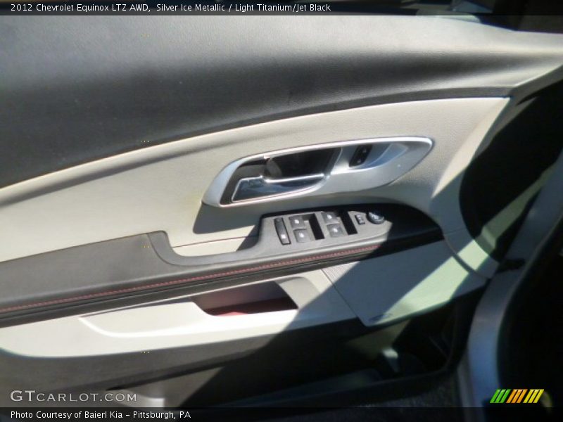 Silver Ice Metallic / Light Titanium/Jet Black 2012 Chevrolet Equinox LTZ AWD