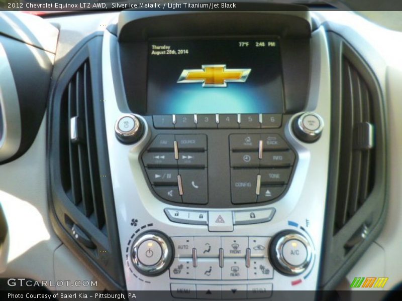 Silver Ice Metallic / Light Titanium/Jet Black 2012 Chevrolet Equinox LTZ AWD