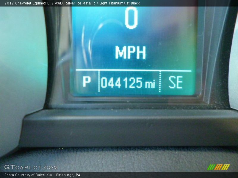 Silver Ice Metallic / Light Titanium/Jet Black 2012 Chevrolet Equinox LTZ AWD