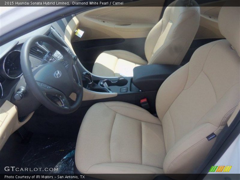 Front Seat of 2015 Sonata Hybrid Limited