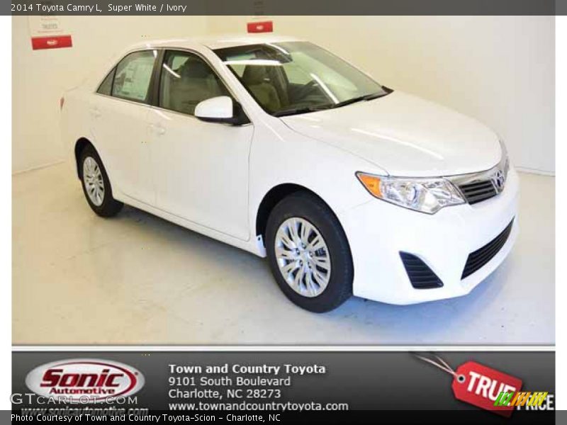 Super White / Ivory 2014 Toyota Camry L