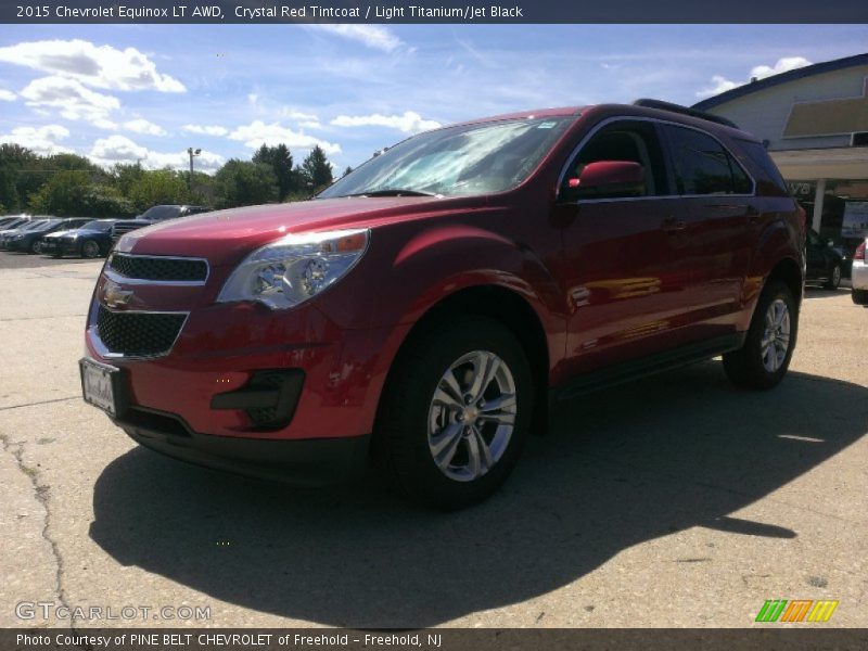 Crystal Red Tintcoat / Light Titanium/Jet Black 2015 Chevrolet Equinox LT AWD