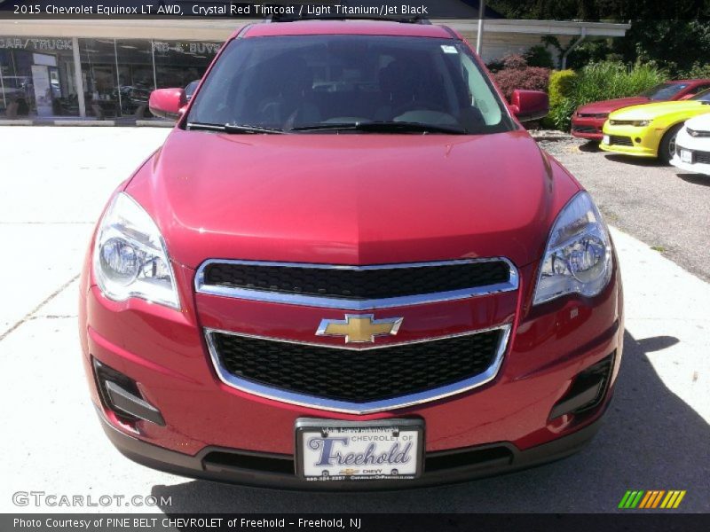 Crystal Red Tintcoat / Light Titanium/Jet Black 2015 Chevrolet Equinox LT AWD