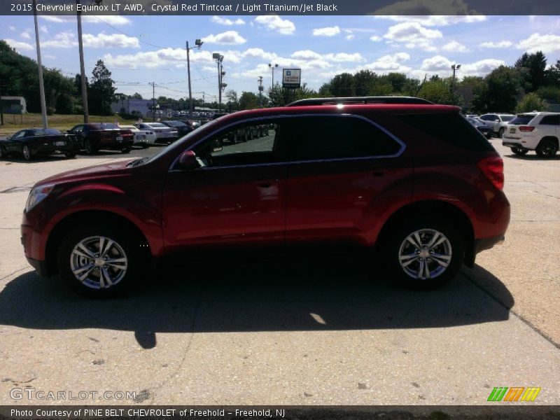 Crystal Red Tintcoat / Light Titanium/Jet Black 2015 Chevrolet Equinox LT AWD