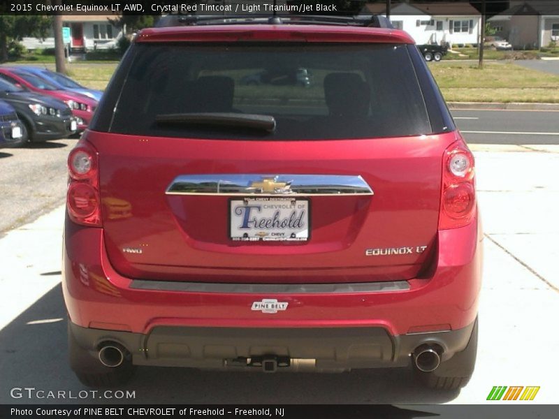 Crystal Red Tintcoat / Light Titanium/Jet Black 2015 Chevrolet Equinox LT AWD