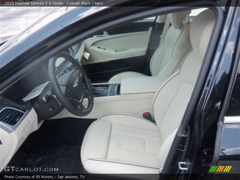 Caspian Black / Ivory 2015 Hyundai Genesis 5.0 Sedan