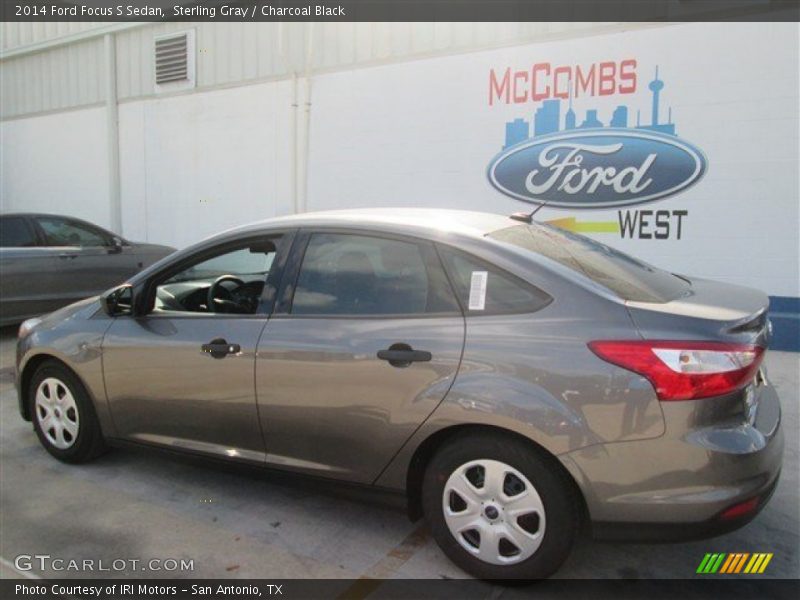 Sterling Gray / Charcoal Black 2014 Ford Focus S Sedan