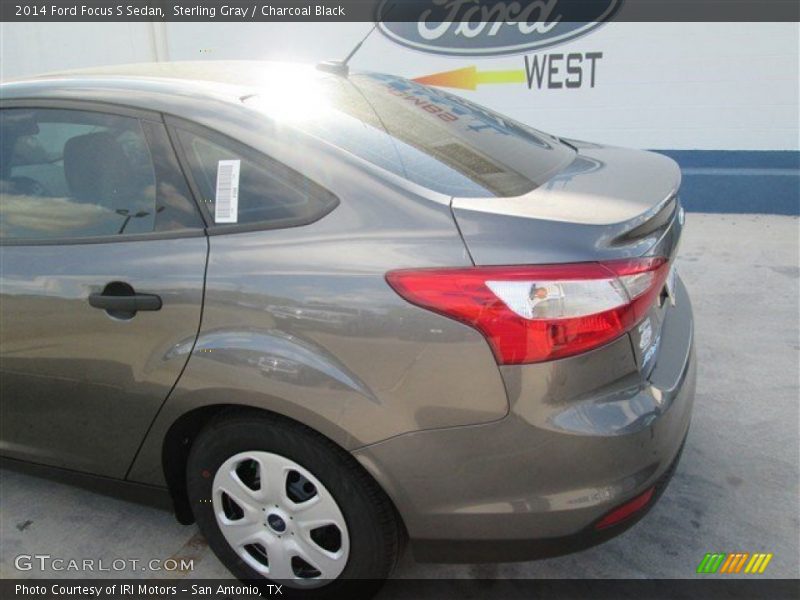 Sterling Gray / Charcoal Black 2014 Ford Focus S Sedan