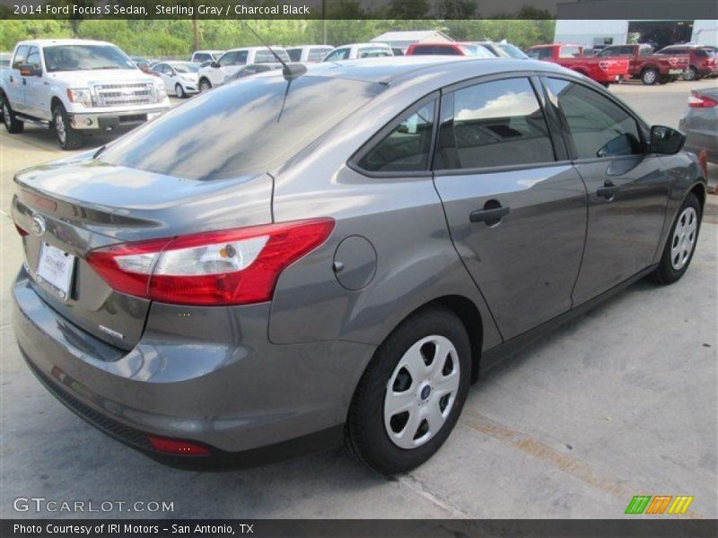Sterling Gray / Charcoal Black 2014 Ford Focus S Sedan