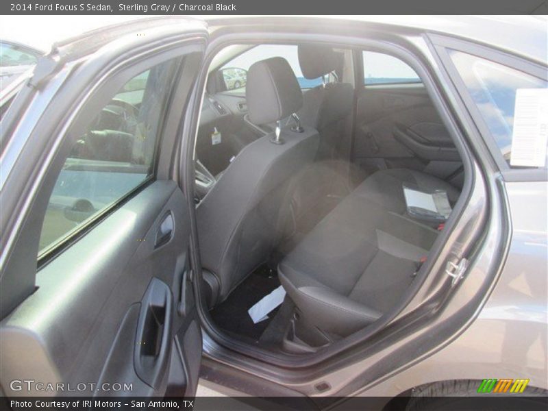 Sterling Gray / Charcoal Black 2014 Ford Focus S Sedan