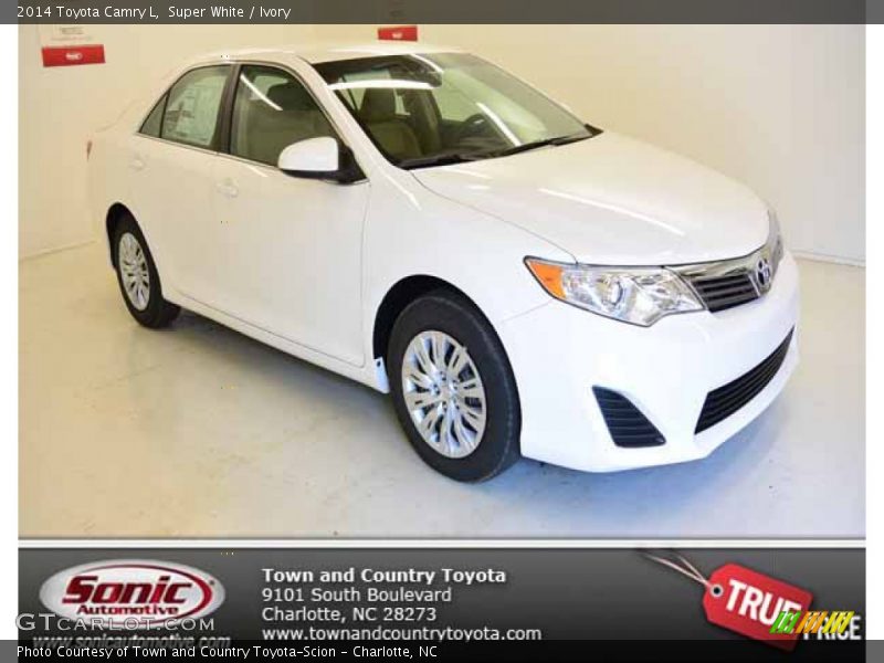 Super White / Ivory 2014 Toyota Camry L