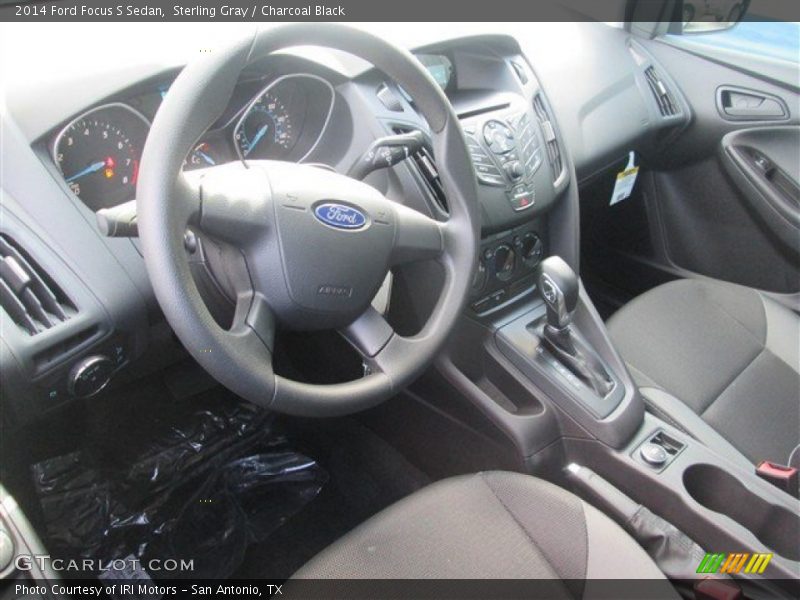 Sterling Gray / Charcoal Black 2014 Ford Focus S Sedan