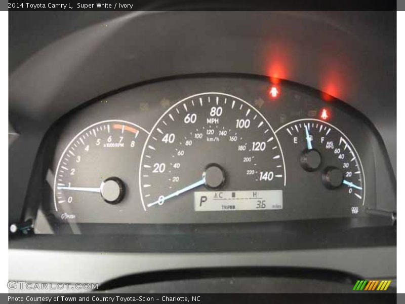 Super White / Ivory 2014 Toyota Camry L