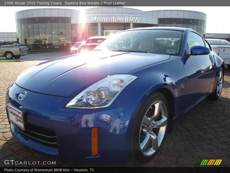 Daytona Blue Metallic / Frost Leather 2006 Nissan 350Z Touring Coupe