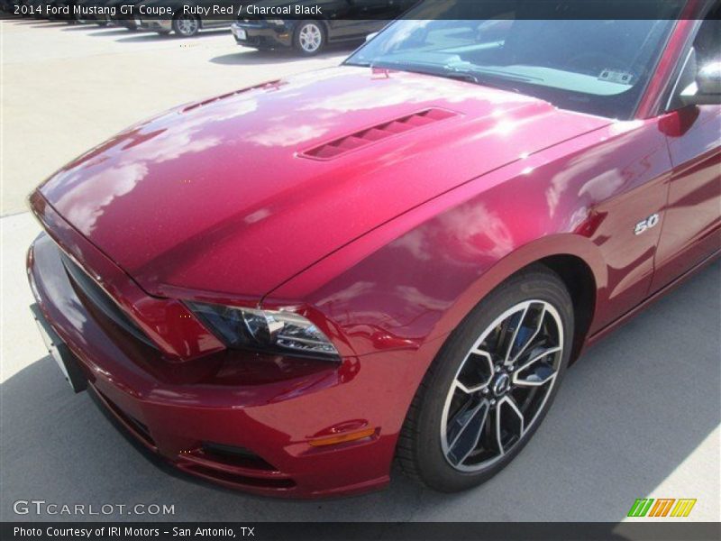 Ruby Red / Charcoal Black 2014 Ford Mustang GT Coupe