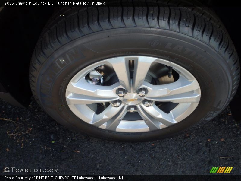 Tungsten Metallic / Jet Black 2015 Chevrolet Equinox LT