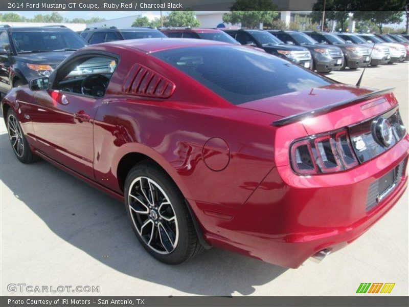 Ruby Red / Charcoal Black 2014 Ford Mustang GT Coupe