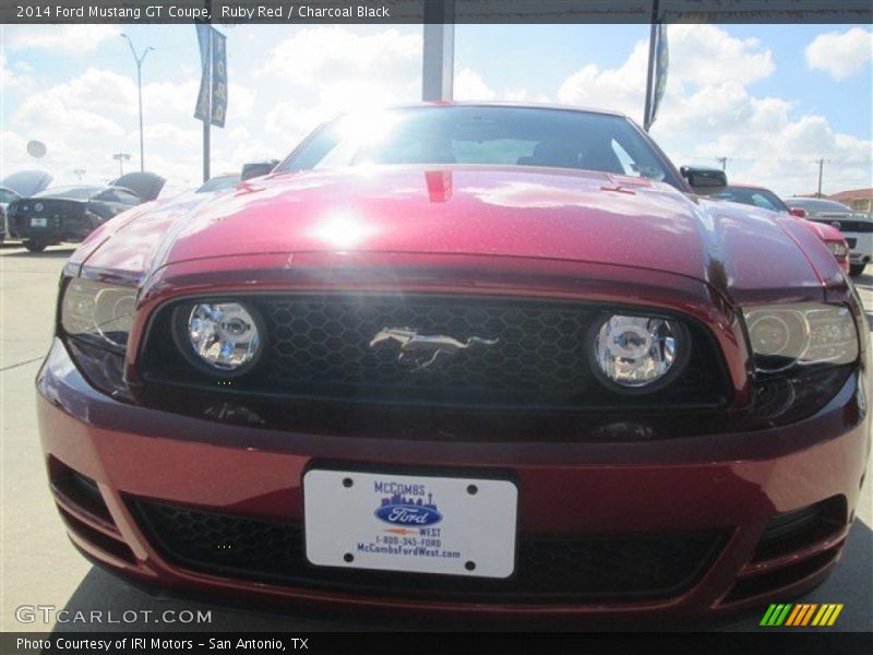 Ruby Red / Charcoal Black 2014 Ford Mustang GT Coupe