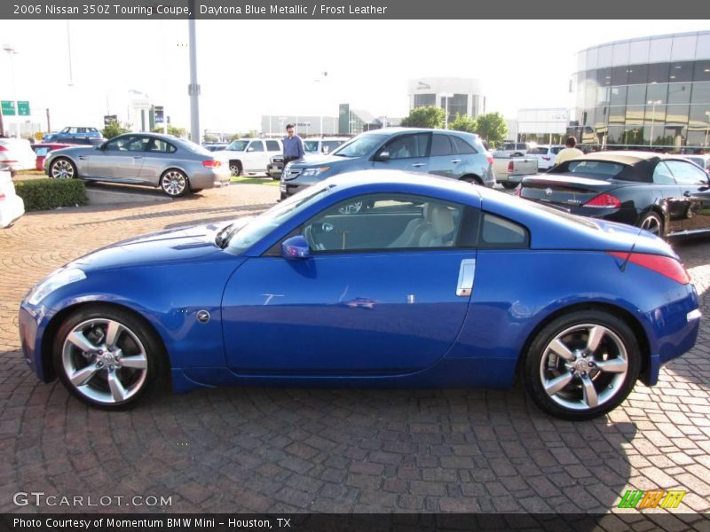 Daytona Blue Metallic / Frost Leather 2006 Nissan 350Z Touring Coupe