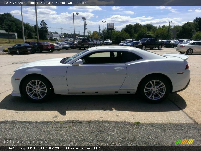 Summit White / Black 2015 Chevrolet Camaro LS Coupe