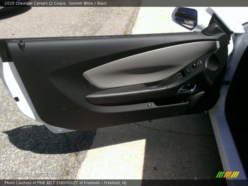 Summit White / Black 2015 Chevrolet Camaro LS Coupe