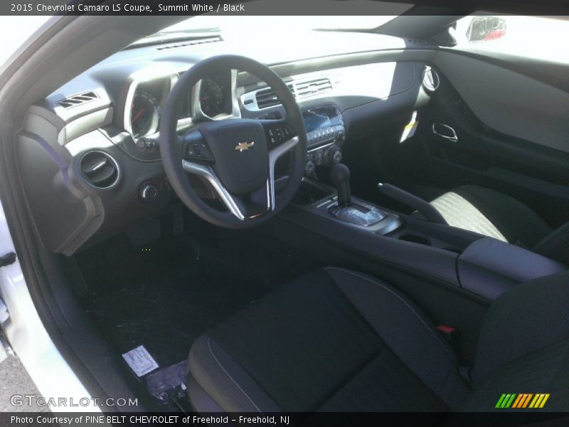 Summit White / Black 2015 Chevrolet Camaro LS Coupe