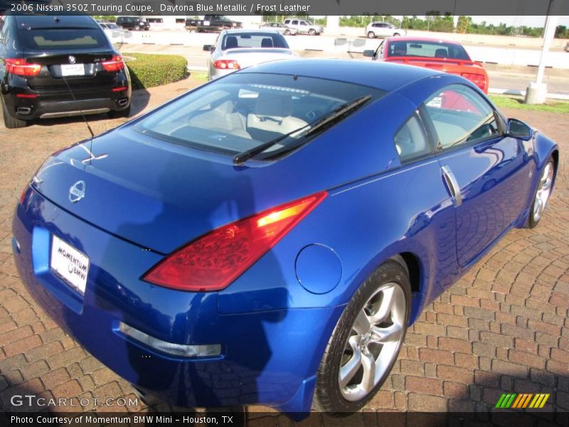 Daytona Blue Metallic / Frost Leather 2006 Nissan 350Z Touring Coupe