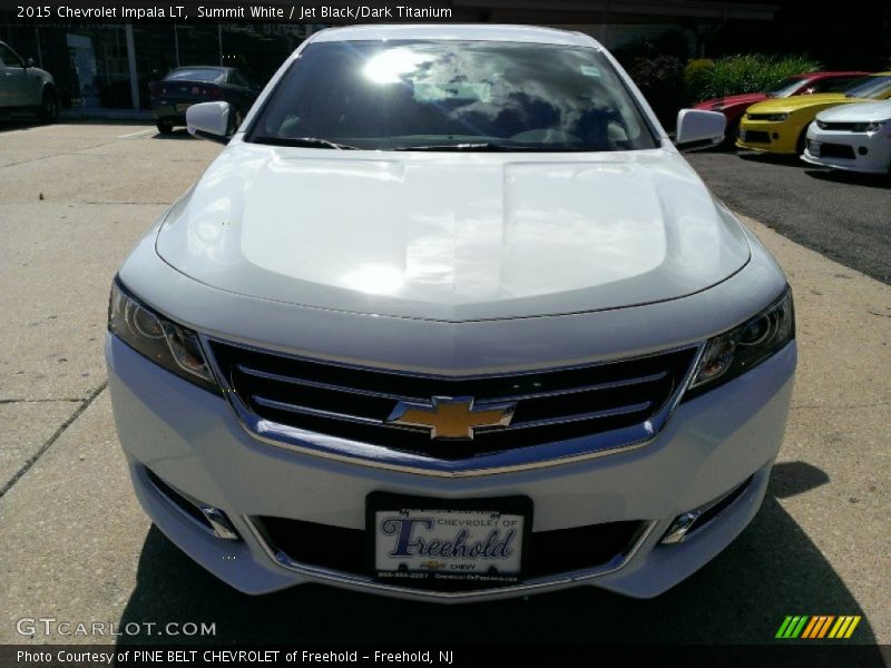 Summit White / Jet Black/Dark Titanium 2015 Chevrolet Impala LT