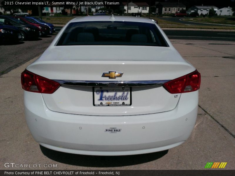 Summit White / Jet Black/Dark Titanium 2015 Chevrolet Impala LT