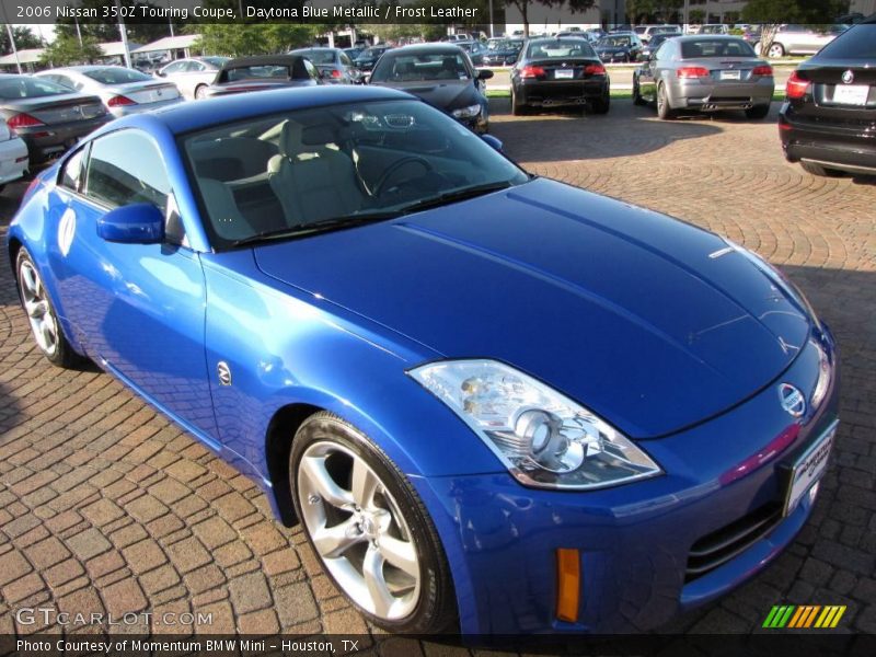 Daytona Blue Metallic / Frost Leather 2006 Nissan 350Z Touring Coupe