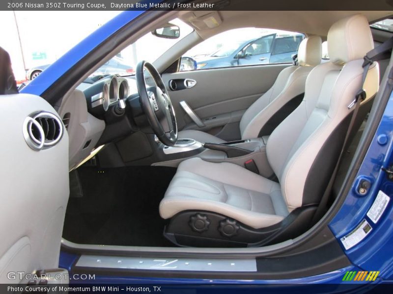 Daytona Blue Metallic / Frost Leather 2006 Nissan 350Z Touring Coupe
