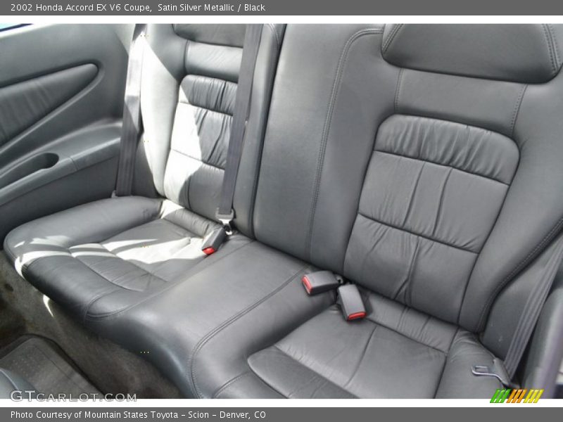 Satin Silver Metallic / Black 2002 Honda Accord EX V6 Coupe