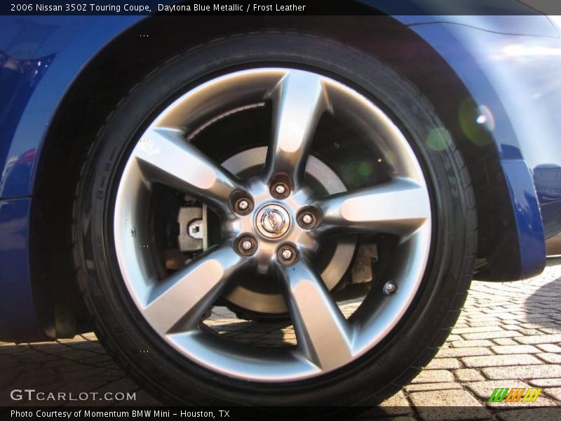 Daytona Blue Metallic / Frost Leather 2006 Nissan 350Z Touring Coupe