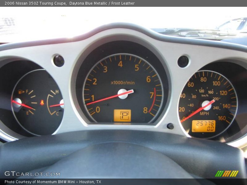 Daytona Blue Metallic / Frost Leather 2006 Nissan 350Z Touring Coupe