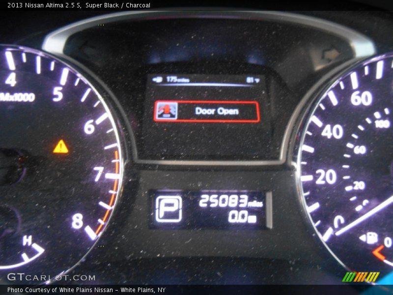 Super Black / Charcoal 2013 Nissan Altima 2.5 S