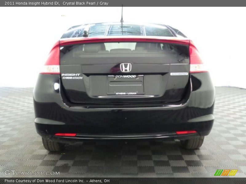 Crystal Black Pearl / Gray 2011 Honda Insight Hybrid EX