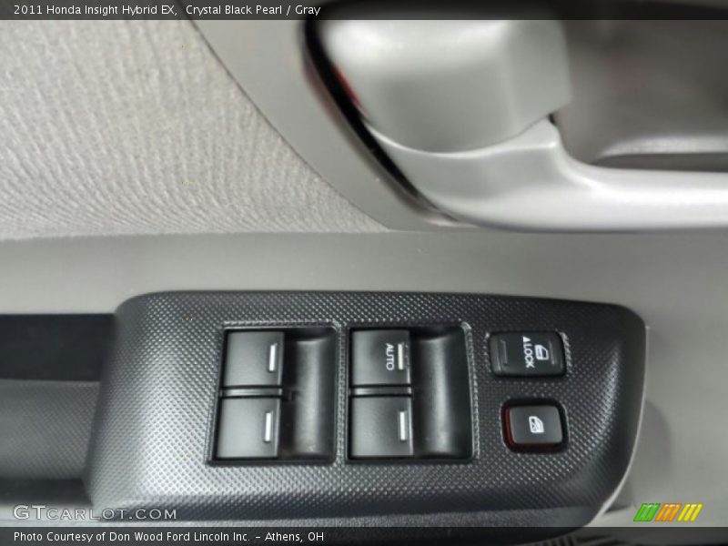 Crystal Black Pearl / Gray 2011 Honda Insight Hybrid EX