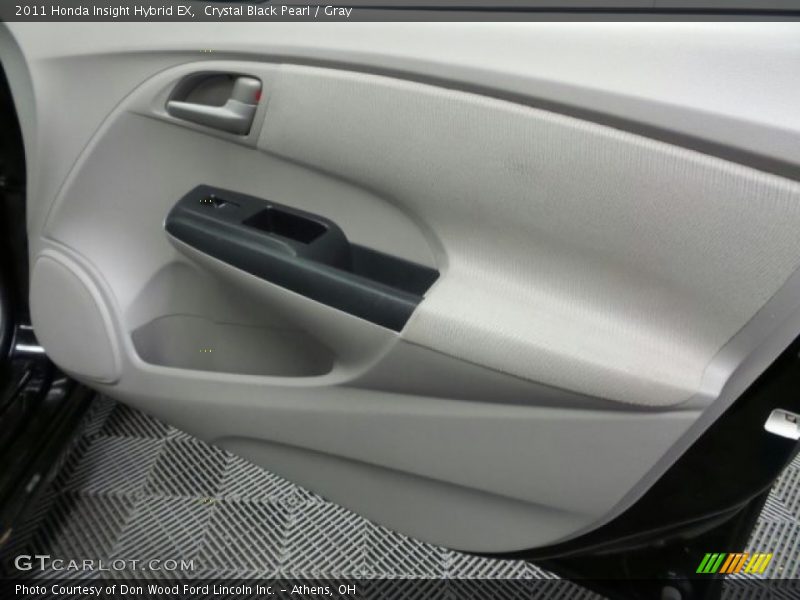 Crystal Black Pearl / Gray 2011 Honda Insight Hybrid EX
